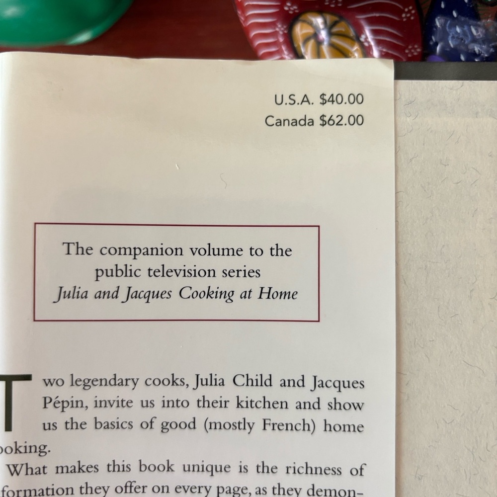 Julia and Jacques Cooking at Home Hardcover Cookbook - Picture 4 of 5